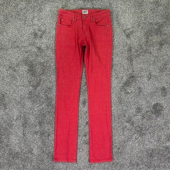 Naked & Famous Denim Other - Naked & Famous Skinny Guy Red Stretch Japanese Denim Jean Men 32 Casual Slim Fit